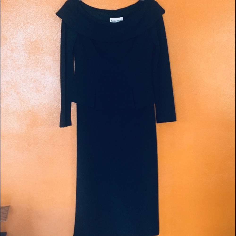 Vintage Nicole Studio Classic Blue Dress Size 6P